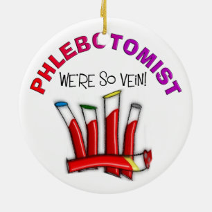 Phlebotomistische Weihnachtsdekoration Keramik Ornament