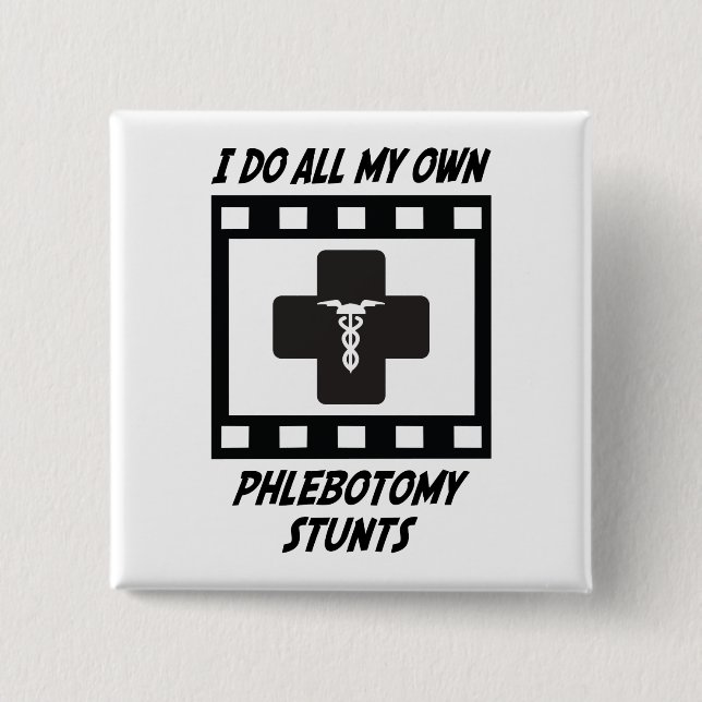 Phlebotomy-Bremsungen Button (Vorderseite)