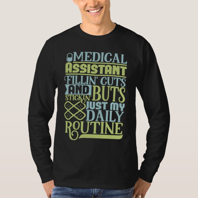 Phlebotomy lab technician medical assistant & Phle T-Shirt (Vorderseite)
