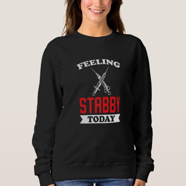Phlebotomy Technician for Phlebotomists RN Nurse V Sweatshirt (Vorderseite)