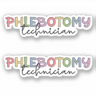 Phlebotomy Technician PBT Phlebotomie Tech Aufkleber
