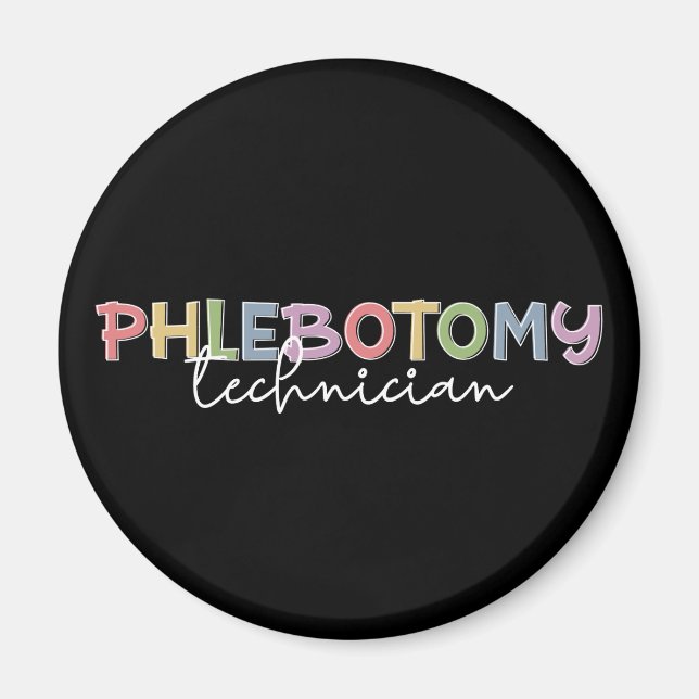 Phlebotomy Technician PBT Phlebotomie Tech Magnet (Vorne)