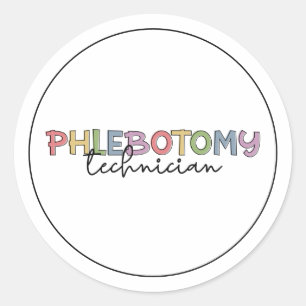 Phlebotomy Technician PBT Phlebotomie Tech Runder Aufkleber