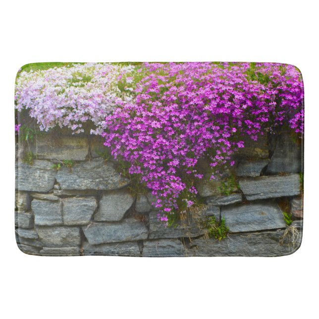 Phlox auf Felsen Badematte (Vorderseite)