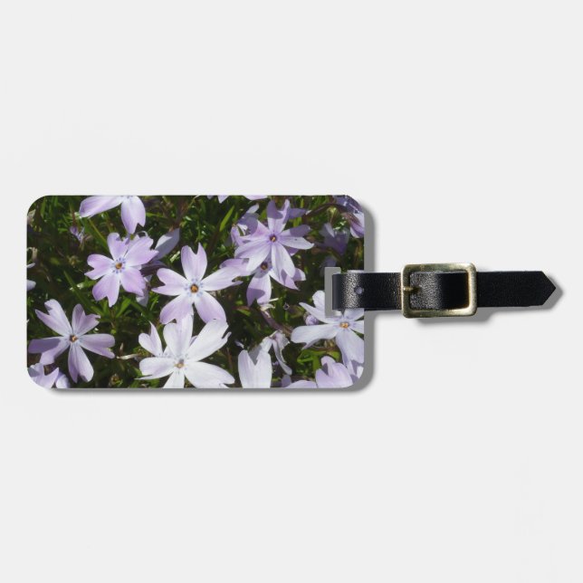 Phlox-Blume Gepäckanhänger (Vorderseite horizontal)