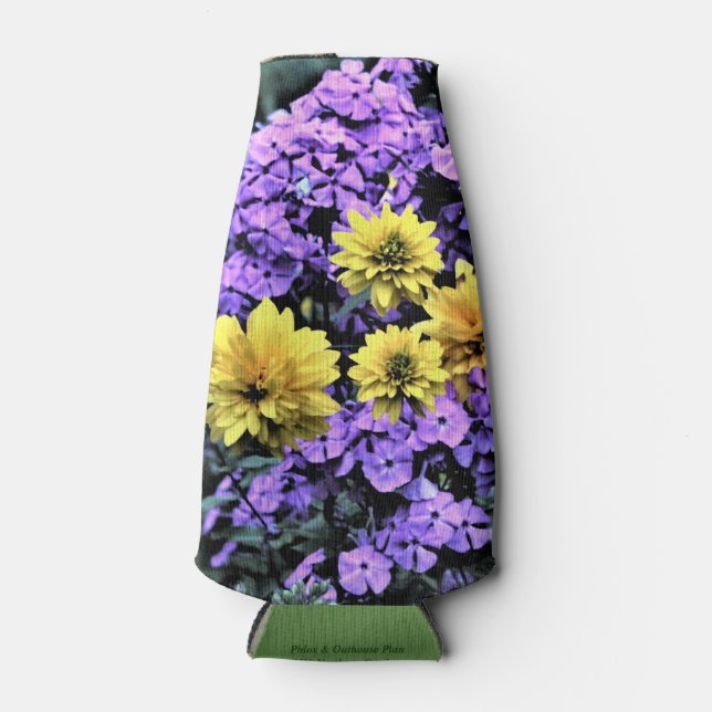 Phlox und die Outhouse-Pflanze Flaschenkühler (Vorderseite)