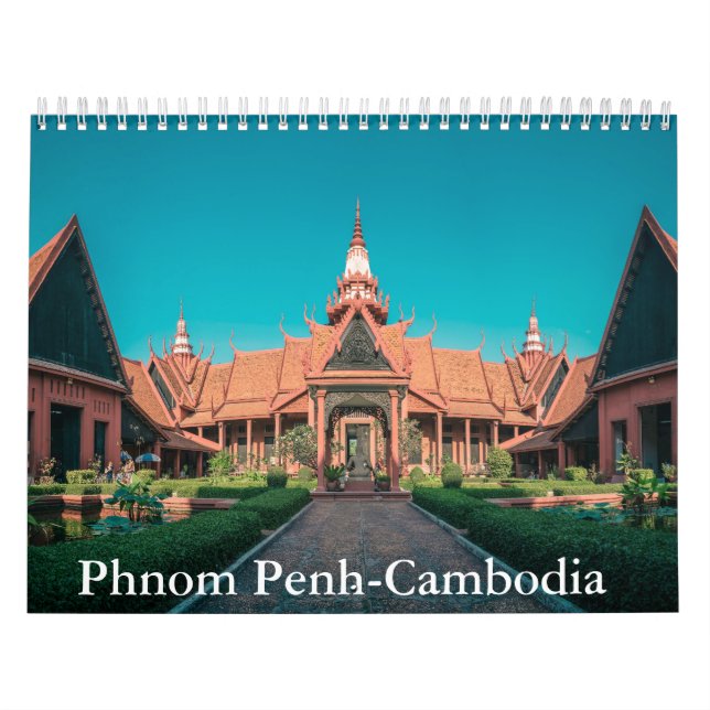 Phnom Penh-Kambodscha-Kalender Kalender (Titelbild)