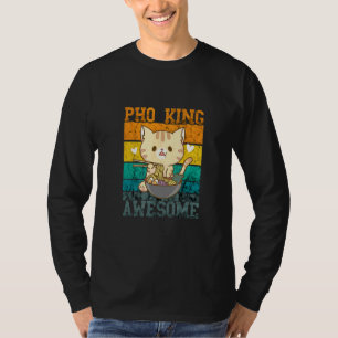 Pho Cat Pho Schale Awesome Retro Vintage Vietnames T-Shirt