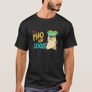 Pho Good Cat Pho Bowl Pho Noodle Suppe Asiatische T-Shirt