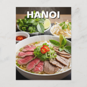 Pho Hanoi Vietnam Travel Postkarte