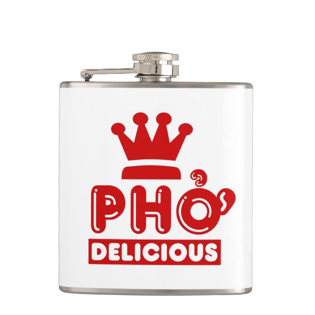 Pho King Delicious Flachmann (Vorderseite)