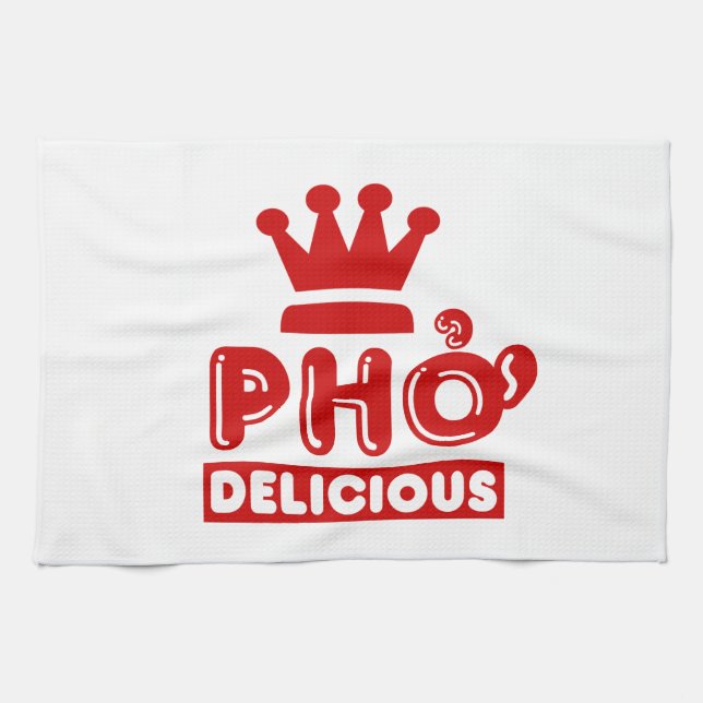 Pho King Delicious Geschirrtuch (Horizontal)