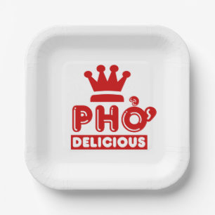Pho King Delicious Pappteller