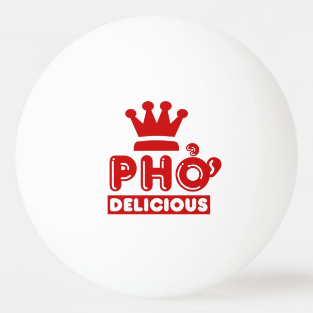 Pho King Delicious Tischtennisball (Vorderseite)