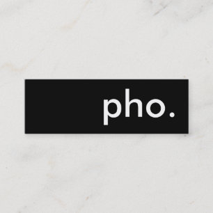 pho-Loyalitätskarte Treuekarte