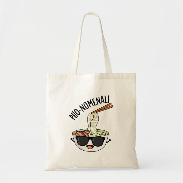 Pho-nomenal Funny Pho Soup Pun Tragetasche (Vorne)