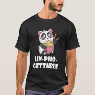 Pho Panda Unvergessliche asiatische vietnamesische T-Shirt