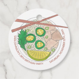 Pho Sho! Vietnamesisch Soup Funny Birthday Party Geschenkanhänger