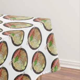 Pho Shop Noodles Chopsticks vietnamesisches Restau Tischdecke