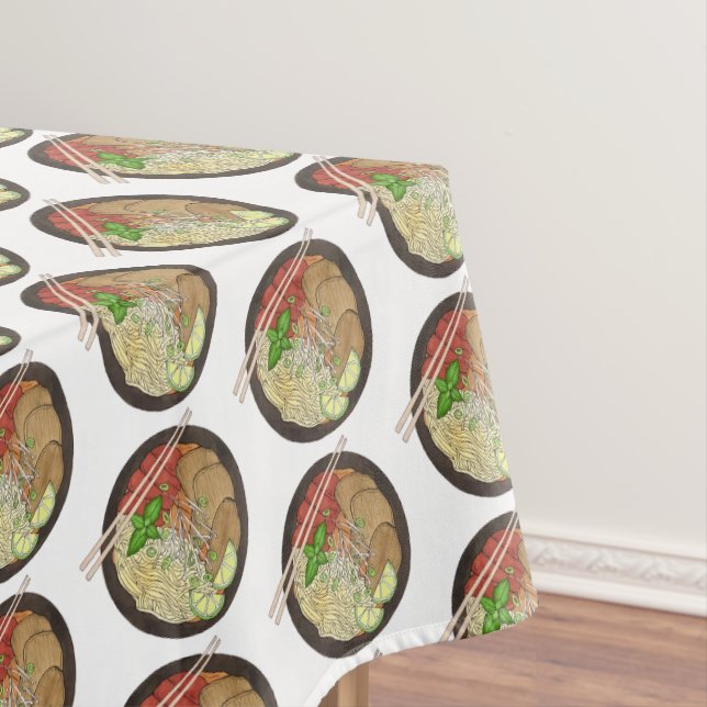 Pho Shop Noodles Chopsticks vietnamesisches Restau Tischdecke (Beispiel)