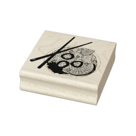 PHO Vietnamesisch Food Chicken Noodle Soup Chopsti Gummistempel