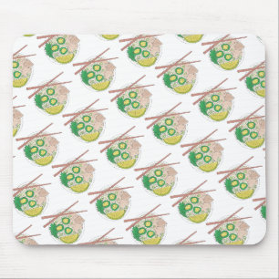 PHO Vietnamesisch Food Chicken Noodle Soup Chopsti Mousepad