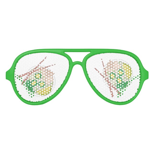 PHO Vietnamesisch Food Chicken Noodle Soup Chopsti Sonnenbrille (Vorderseite)