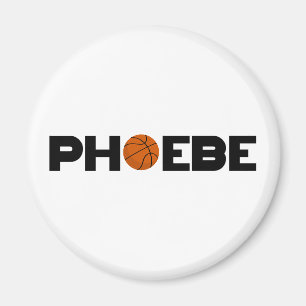 Phoebe Basketball Magnet
