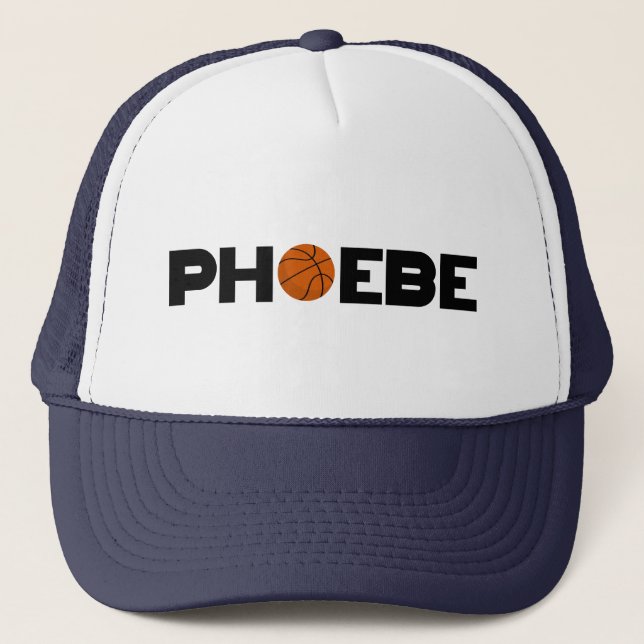 Phoebe Basketball Truckerkappe (Vorderseite)