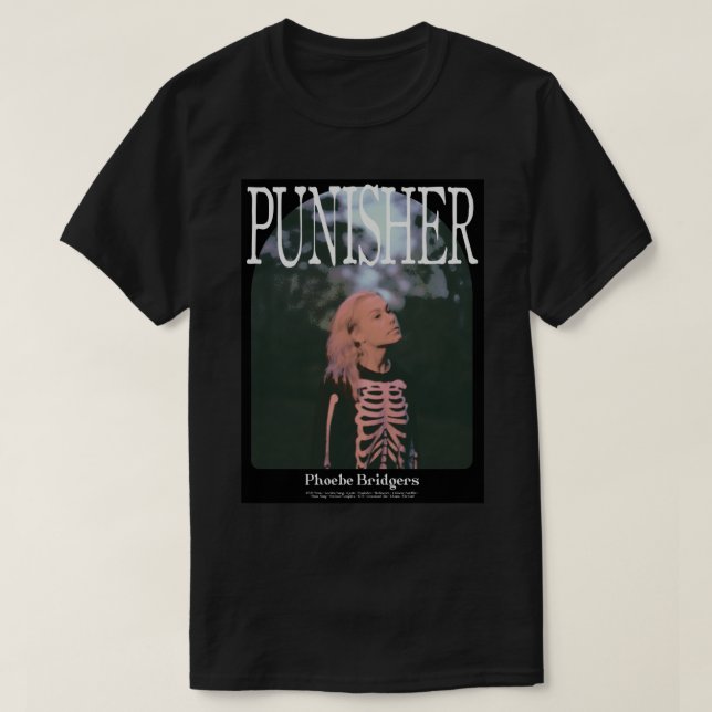 Phoebe Bridgers Alternative Poster T-Shirt (Design vorne)