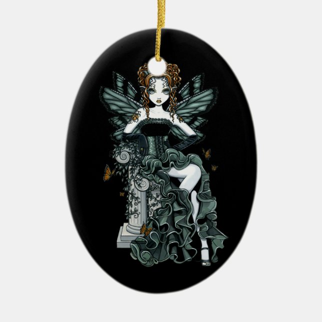 "Phoebe" gotische Keramikornament (Vorne)