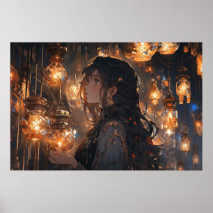 Phoebe in der Halle der Lanterns Poster