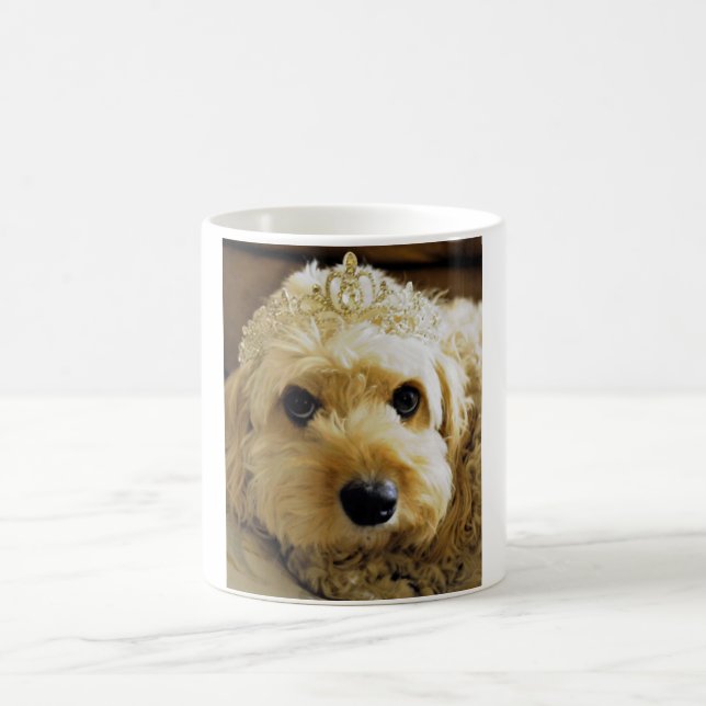 PhoebethePrincess, Cavapoo auf klassischer weißer Tasse (Mittel)