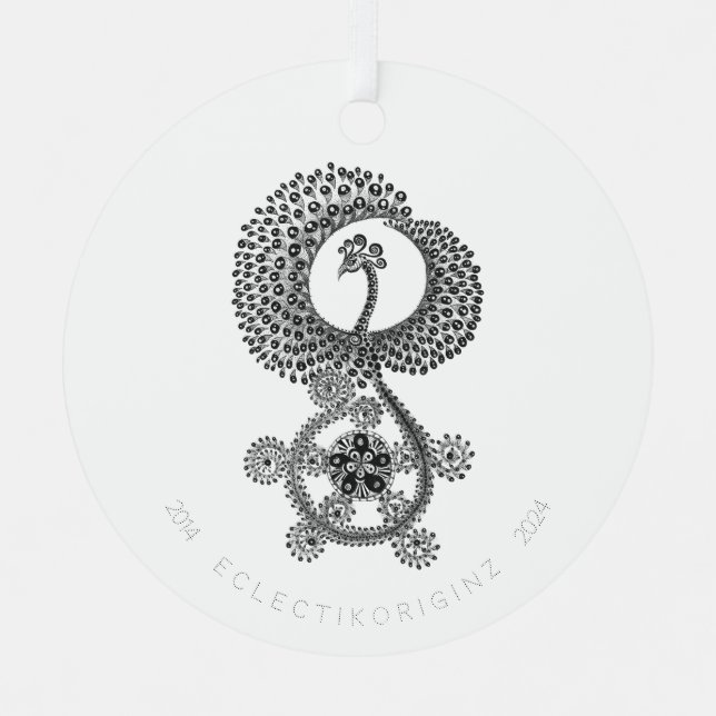 Phoenix 10 Jahre Ornament Aus Metall (Vorderseite)