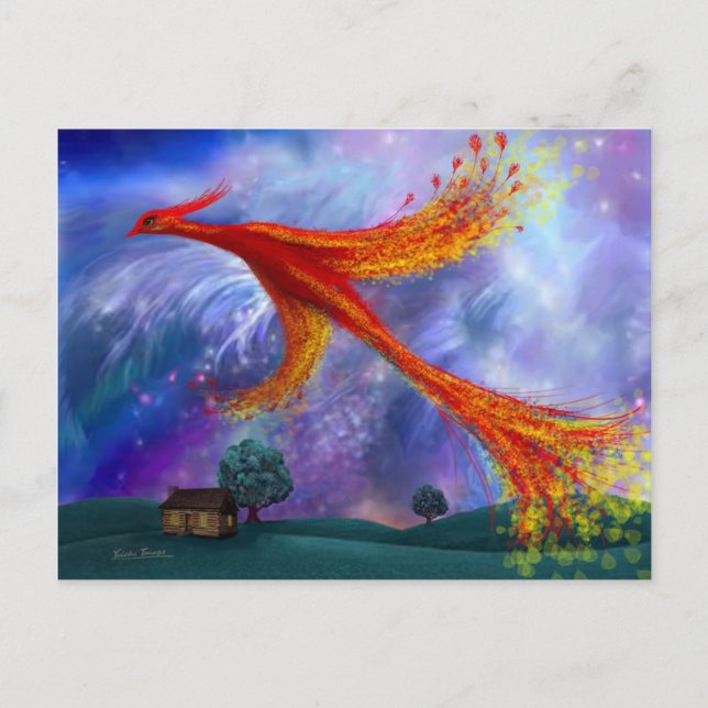 Phoenix abends postkarte (Vorderseite)