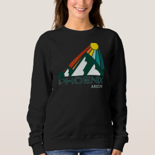 Phoenix Arizona 70er Vintag Retro Sunset Grand Can Sweatshirt