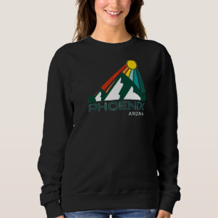 Phoenix Arizona 70er Vintag Retro Sunset Grand Can Sweatshirt
