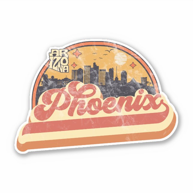Phoenix, Arizona Aufkleber (Vorderseite)