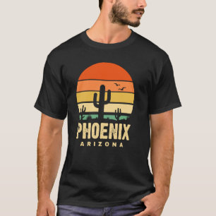Phoenix Arizona AZ Kaktus Wüstenberg Wandern R T-Shirt