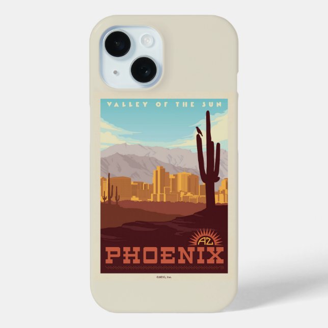 Phoenix, Arizona Case-Mate iPhone Hülle (Rückseite)