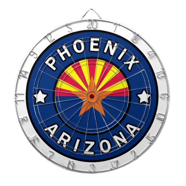 Phoenix Arizona Dartscheibe (vorne)