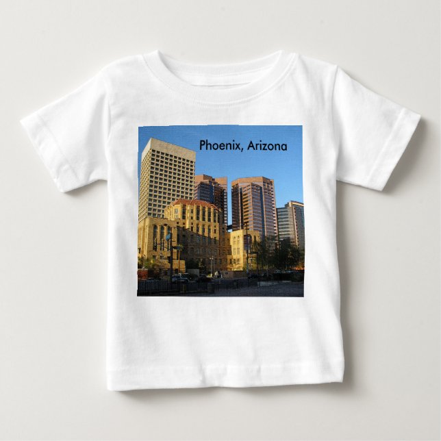Phoenix, Arizona Downtown Baby T-shirt (Vorderseite)