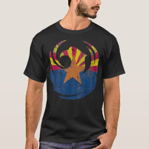 Phoenix Arizona Flag Zuhause Liebe Urlaub Vintag F T-Shirt