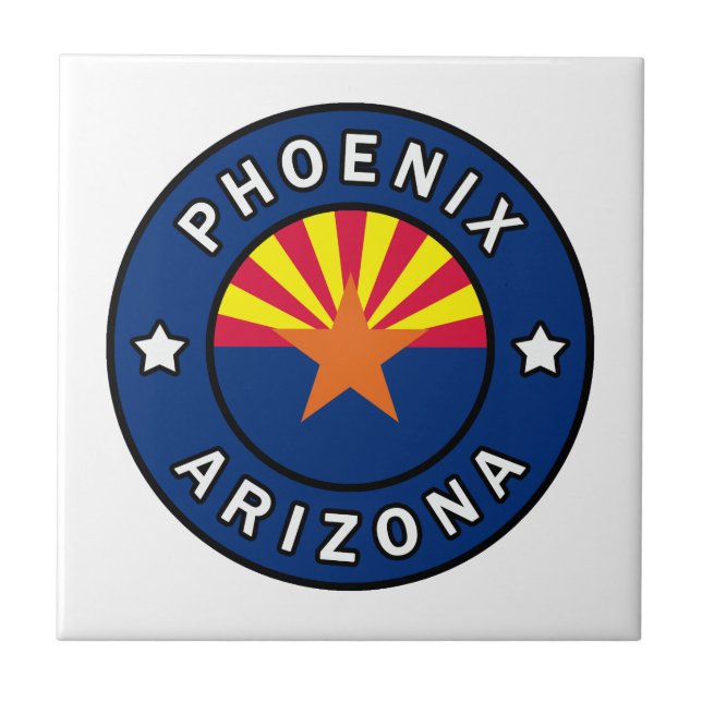 Phoenix Arizona Fliese (Vorderseite)