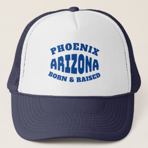 Phoenix Arizona Geboren und erhöht Trucker Hat Truckerkappe