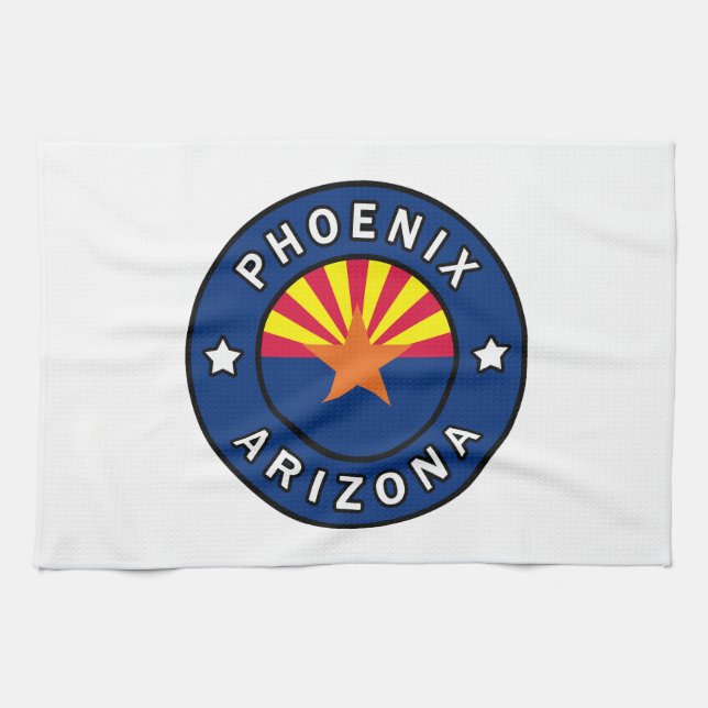 Phoenix Arizona Geschirrtuch (Horizontal)