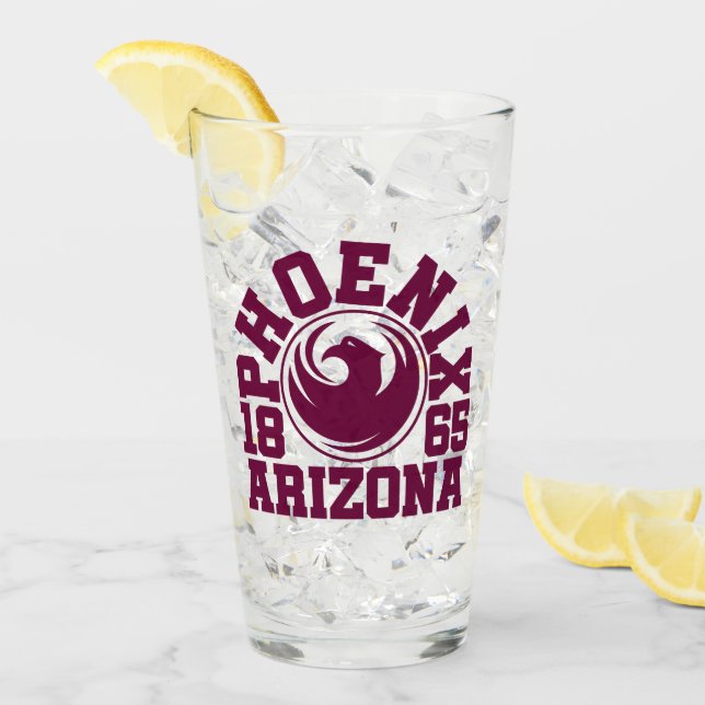Phoenix, Arizona Glas (Vorderseite Ice)