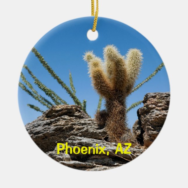 Phoenix Arizona Keepake Keramikornament (Vorne)