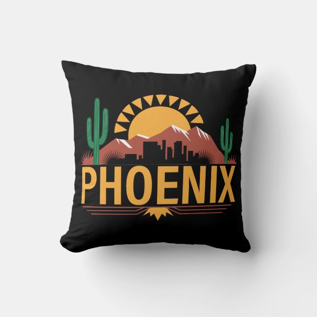 Phoenix Arizona Kissen (Vorderseite)