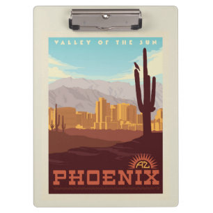 Phoenix, Arizona Klemmbrett